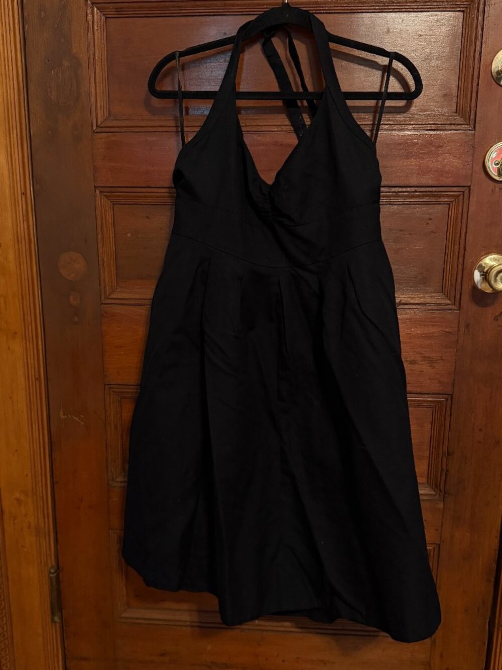 Vintage Black JCrew Cocktail Halter Dress